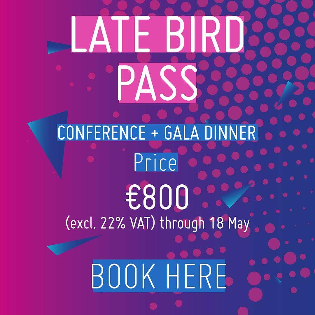 IABEU_Interact's tweet photo. 🥇 Interact 2018 is THE most exclusive digital advertising conference in Europe. 

📅 Book your Conference Pass + Gala Dinner and gain insights from the most successful players in today's digital era: https://t.co/JAxAQG25ut  

#IABInteract https://t.co/ZgwGvbWemY