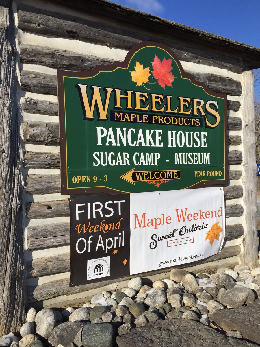 Ontario Maple Weekend is here! mapleweekend.ca