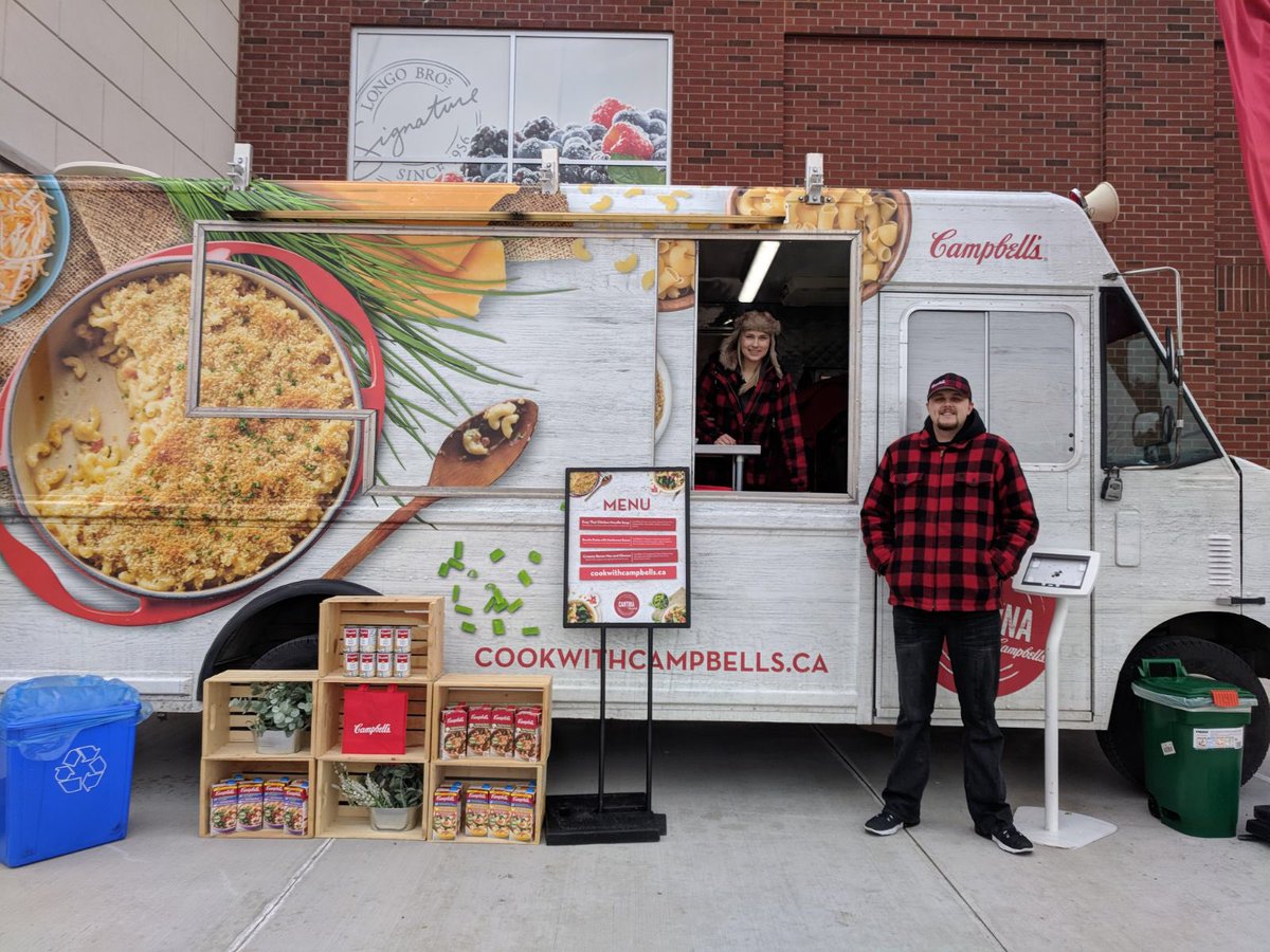 The Cantina by Campbell's Food Truck is making it’s way around the GTA offering samples of our unique recipes! You can find the truck #CookingUpGood today at the Ajax <a href="/LongosMarkets/">Longo's</a>!