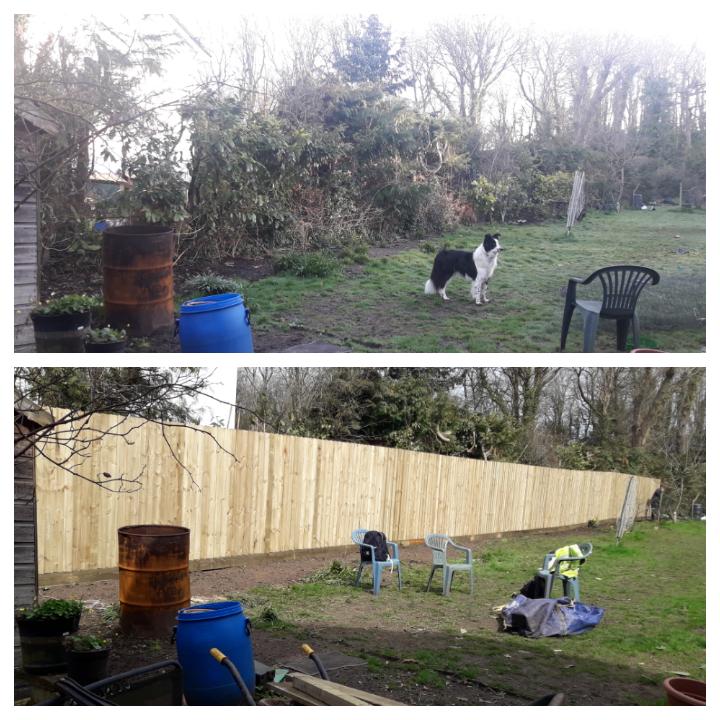 GKCardiff's tweet photo. Feathedge fencing erected in #stfagans yesterday
Installed &amp; erected by myself &amp; @Castleton_Lands

#fencing #cardiff #penarth #newport #barry https://t.co/S3askndjEh