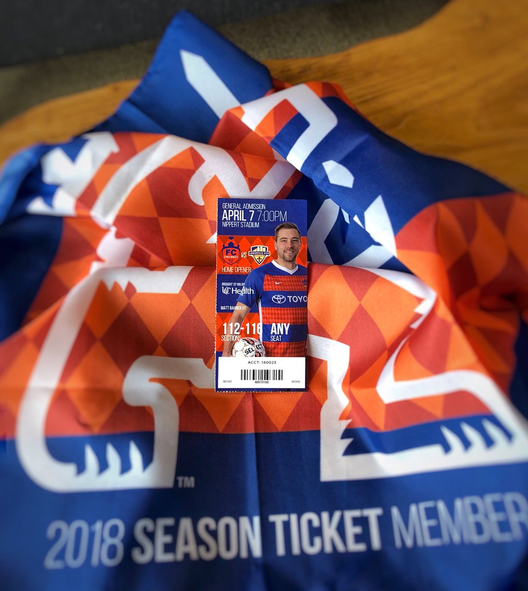 CincyBier's tweet photo. @fccincinnati ready for the home opener. #jointhemarch https://t.co/biMmBSfOrH