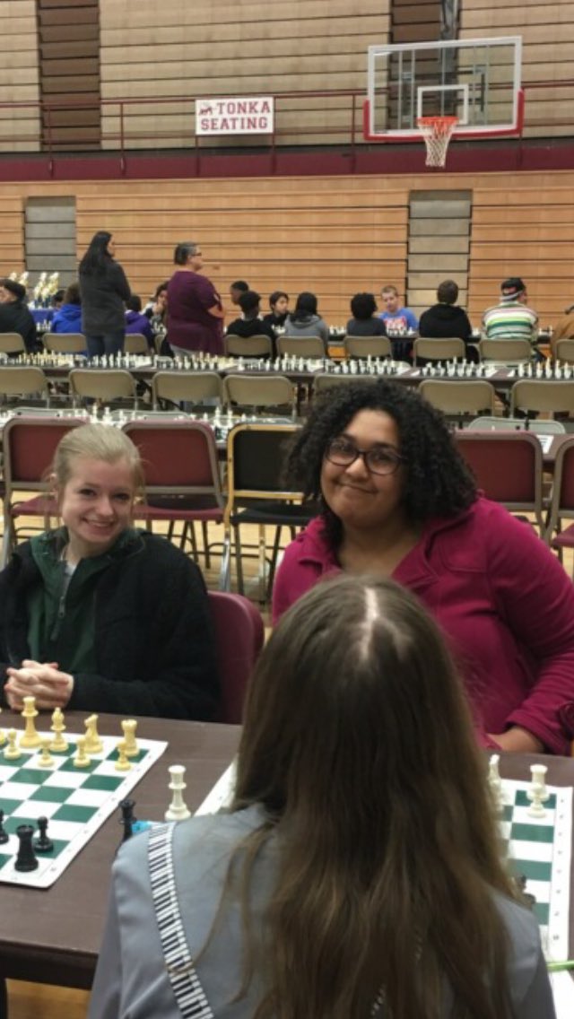 SHSFalcons's tweet photo. DID YOU KNOW STALEY STUDENT BREANNA MCGILTON IS RANKED 73rd IN CHESS IN THE NATION FOR HER AGE! @NKCSchools https://t.co/C0bCxHoxRS
