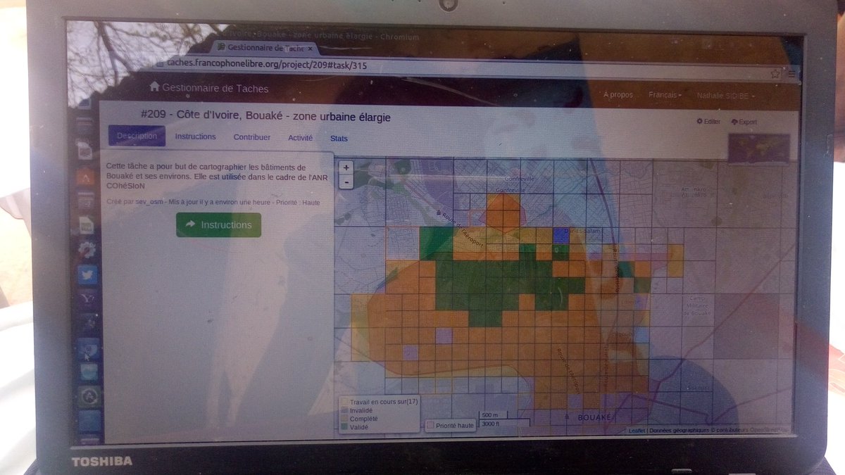 Honorable_Nath's tweet photo. Depuis #Kayes au #Mali, @OSM_Mali
se joint à @OSMCI pour cartographier la ville de #Bouake #Cotedivoire sur
https://t.co/kAqTSKLjcy
#ANRCohesionBouake #OSM #Map4CI #Map4Ml @ProjetEOF #LLG @osmafrica https://t.co/TfVvUaIRHW