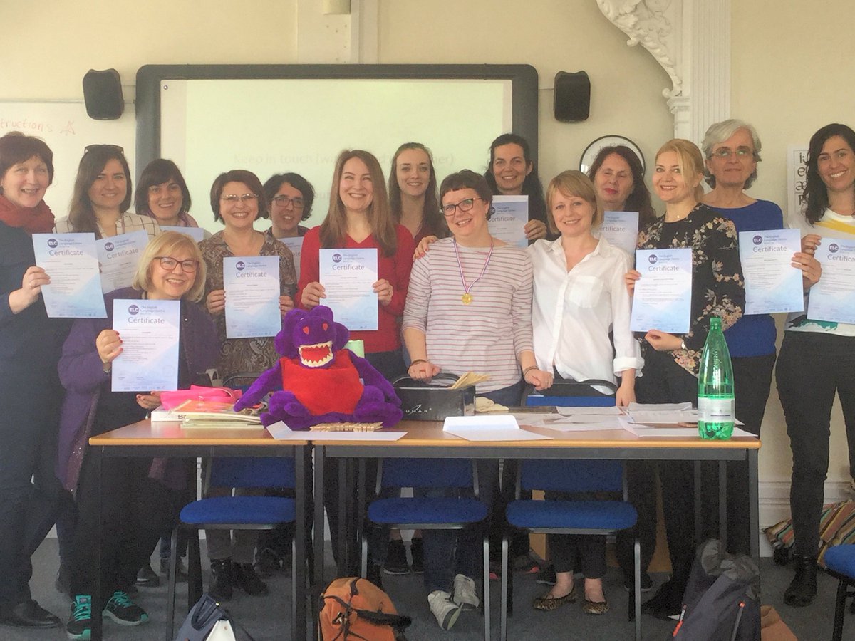 ELCBrighton's tweet photo. Another set of successful Easter teachers' courses finished this week. Well done everyone @ELCBrighton #clil #tech #primary #erasmusplu https://t.co/C9CdjS3BSR