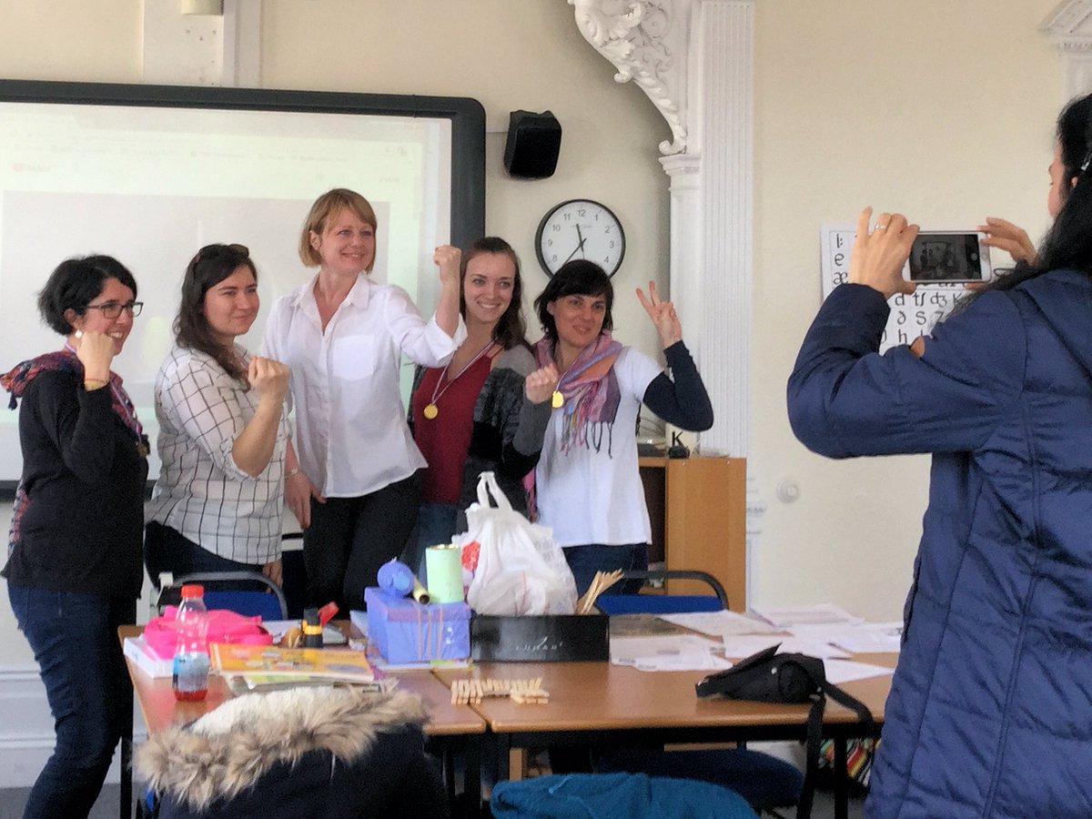 ELCBrighton's tweet photo. Another set of successful Easter teachers' courses finished this week. Well done everyone @ELCBrighton #clil #tech #primary #erasmusplu https://t.co/C9CdjS3BSR