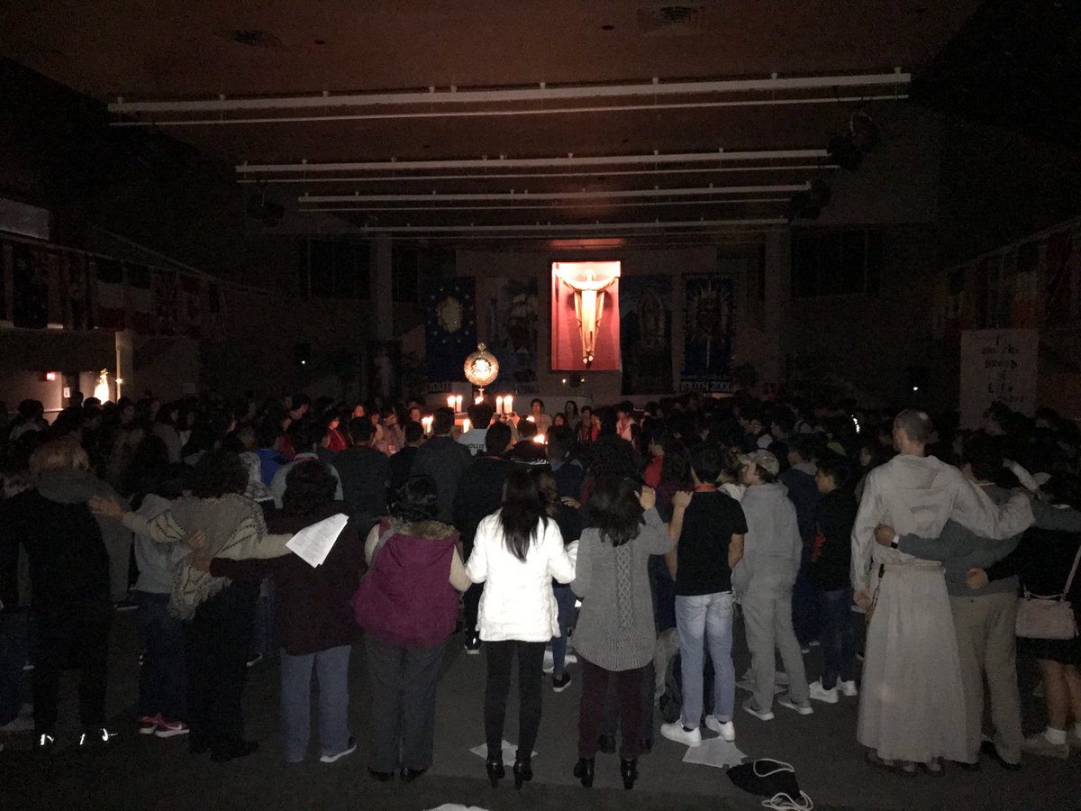bpspalding's tweet photo. Praying that the hundreds of young people gathered for the Youth 2000 retreat at the Pastoral Center will have a rewarding experience. https://t.co/XpUSMsHYJ2