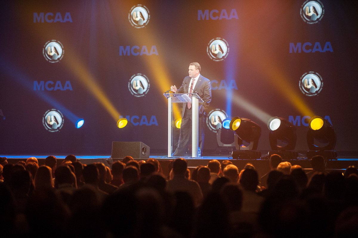 jrgentille's tweet photo. Telling it like it is. That’s leadership. #MCAA18 @UAPipeTrades https://t.co/OtcrYPZBtZ