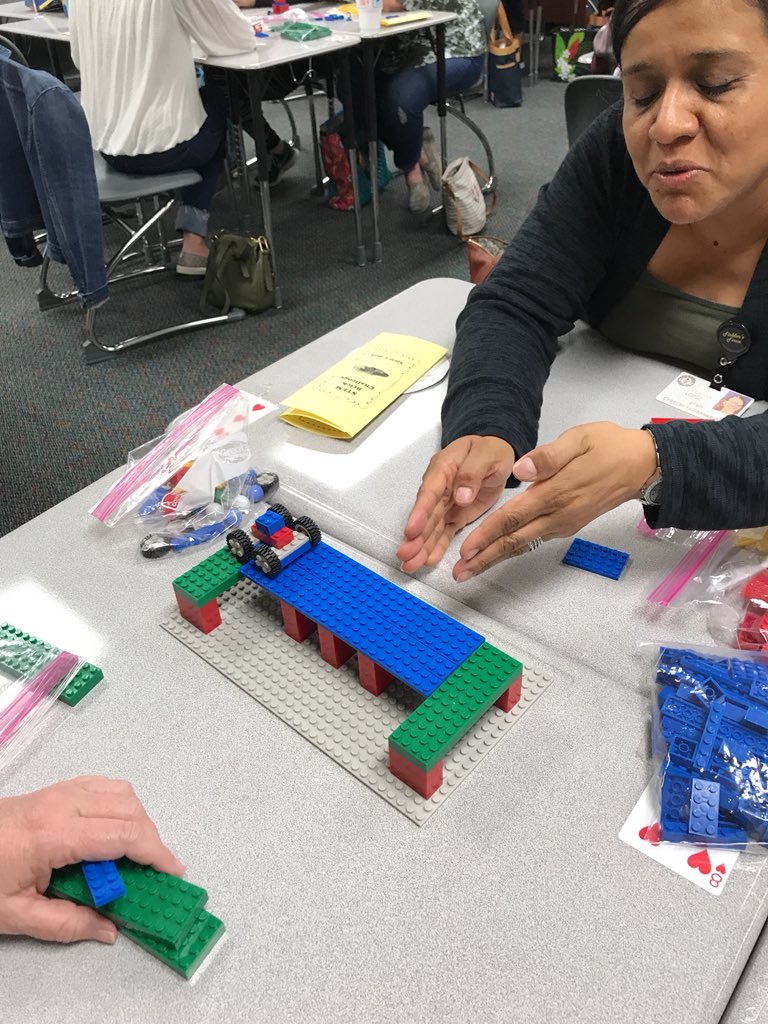 MrsMalone_CFISD's tweet photo. Challenging our teachers with the STEM Brick Challenge kit! #cfisdecc https://t.co/tLfHJycgyh