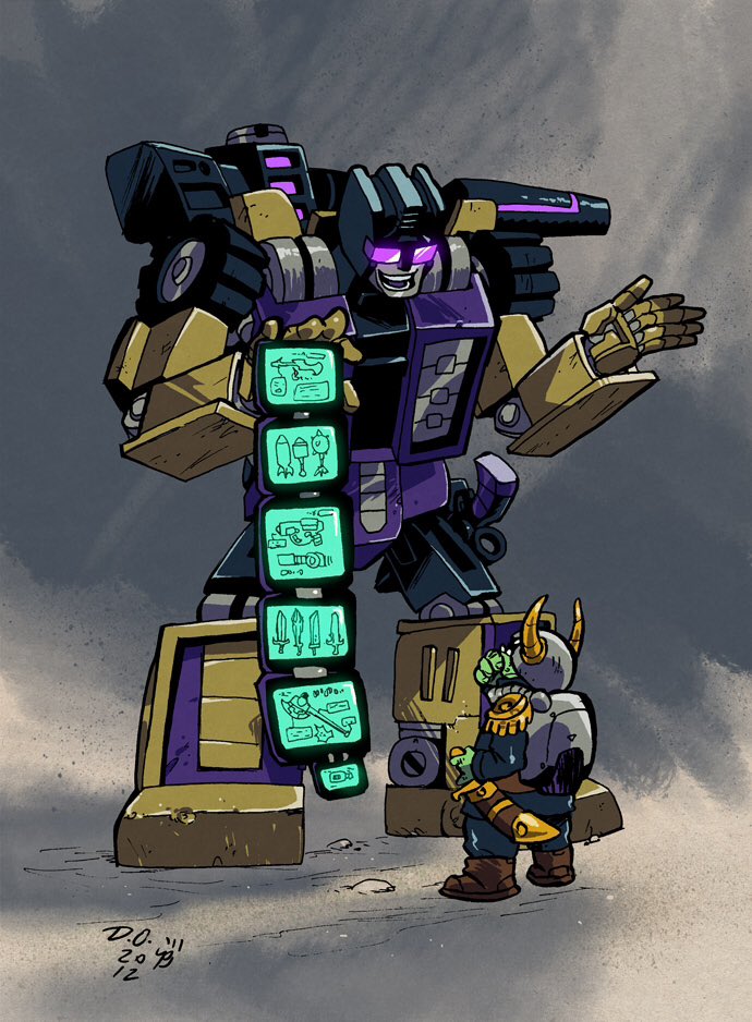 "C'mon buddy! This is a once-in-a-lifetime deal you'll NEVER find anywhere else! And just look at these INCREDIBLE weapons!

So… we got a deal, or not?"