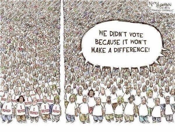 GeorgeAylett's tweet photo. 2017 election
- Tories: 13.6 million votes
- Labour 12.8 million votes
- Liberal Democrats 2.3 million votes
- SNP >1 million votes

14.6 MILLION DID NOT VOTE

Every vote counts.

RT if you are registered to vote.

If not, do it by *APRIL 17TH* here: https://t.co/0Q3ErBEsML https://t.co/EYcou06Xtd