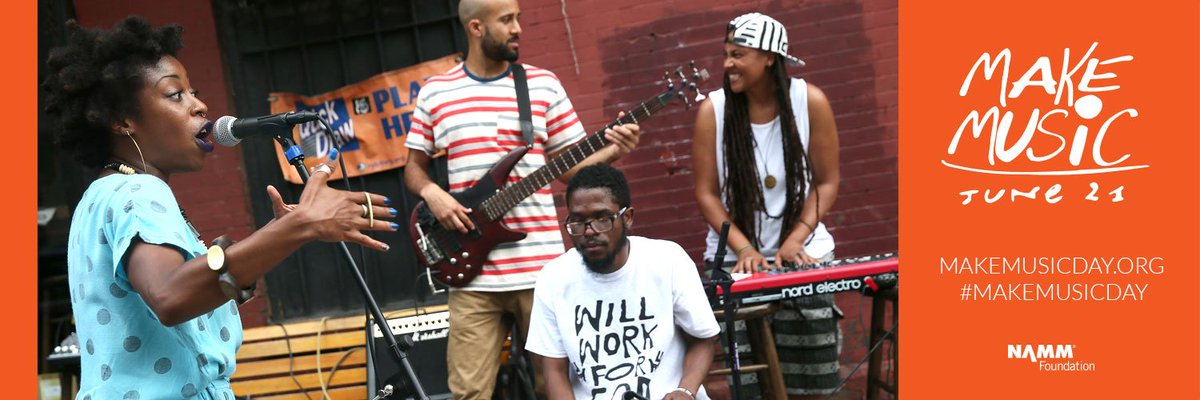 Do you have plans for #MakeMusicDay? The annual, international musical celebration brings music to streets, parks, rooftops and other public places – and you can get involved! Participate in an event in your area: makemusicday.org/participate/