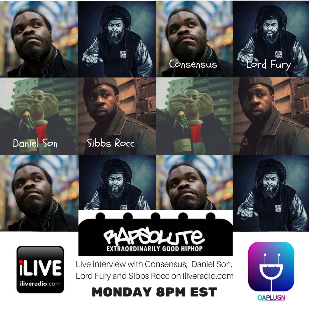 Join us MON 9TH APRIL 8PM EST on ilivearadio.com  wiv special guests: @DISSBBM @Lordfury777 @SibbsRoc & @AVRevolution #barsmattermonday  Sponsored by #Daplugn