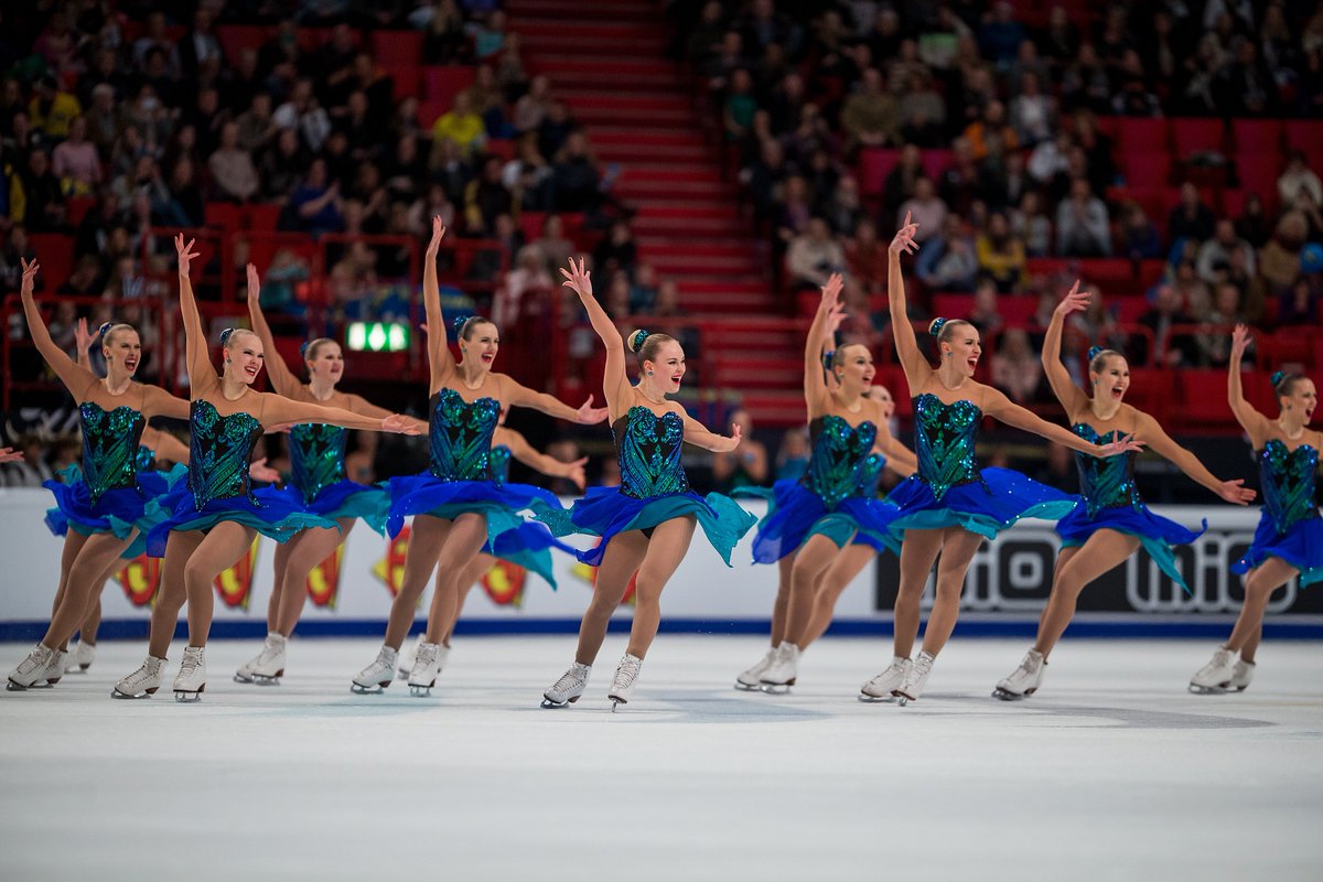 ISU_Figure's tweet photo. 📝 Marigold Ice Unity 🇫🇮 skates to fifth World title

🔗 https://t.co/vAvupjGeVR

#️⃣ #WorldSynchro #SynchroSkating https://t.co/P9o1QYblt0