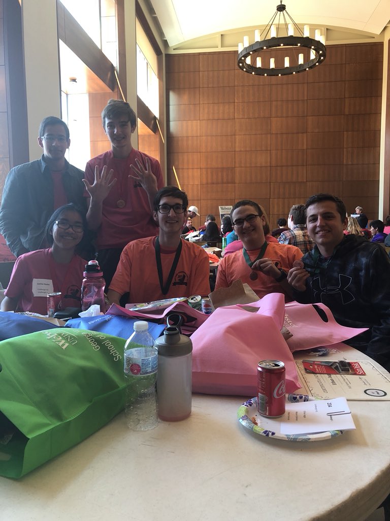 LHS_CompSci's tweet photo. Another successful Webster Programming challenge with 2 top 10 finishes. https://t.co/9dnv9bSwdy
