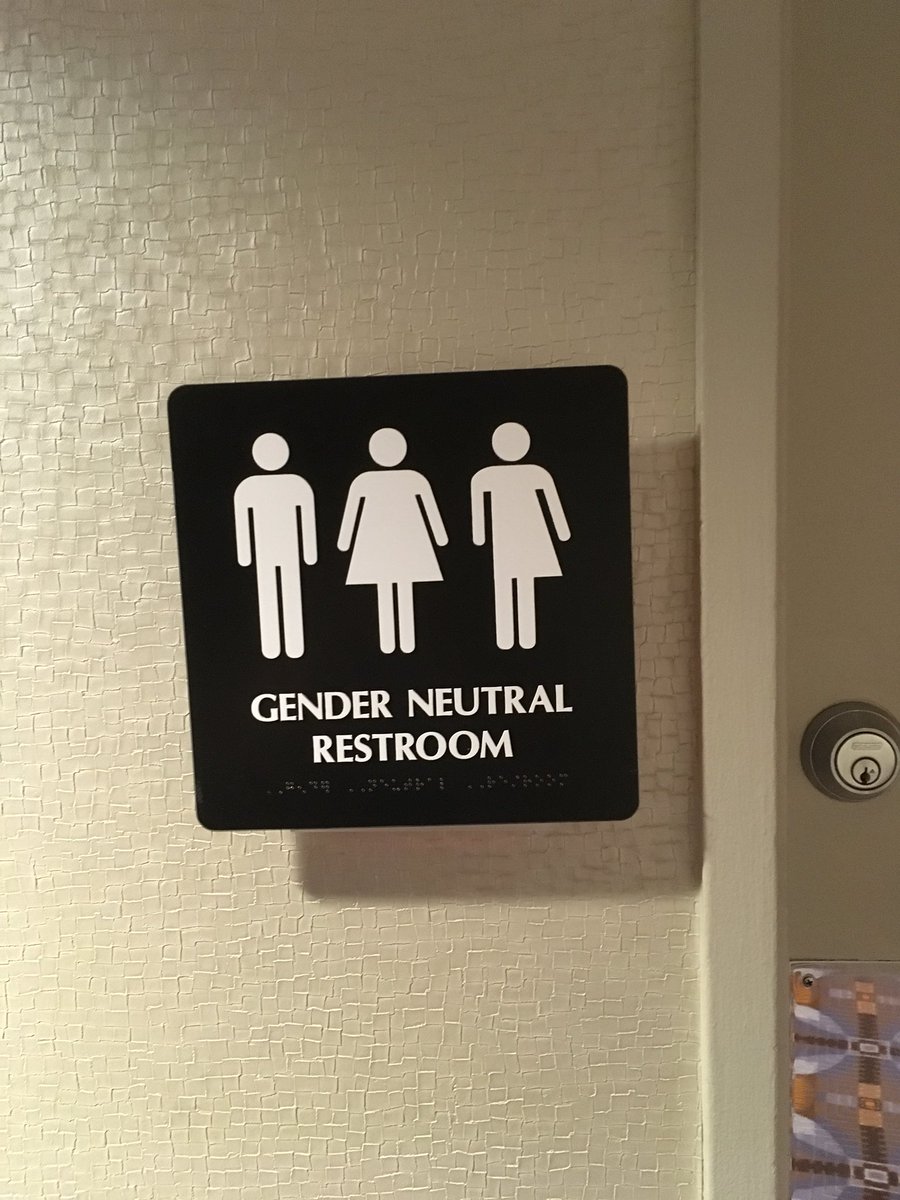 labornotes's tweet image. If you’re looking for the all-gender restrooms at #labornotes they’re in lobby level, Executive wing, Directors area.