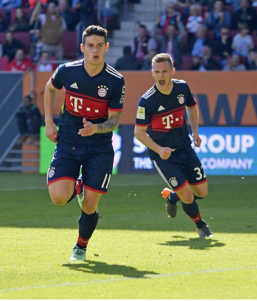 Campeón De La Bundesliga Deutscher Meister 2018 🏆🔴 Fcbayern James Rodríguez Jamesdrodriguez