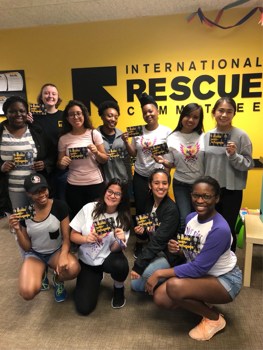 WSU_FSU's tweet photo. Thank you to @theIRC for showing us around the Atlanta headquarters and letting us give back to the rescue community! #WSUserves๐ https://t.co/Qt9W5GhgoM