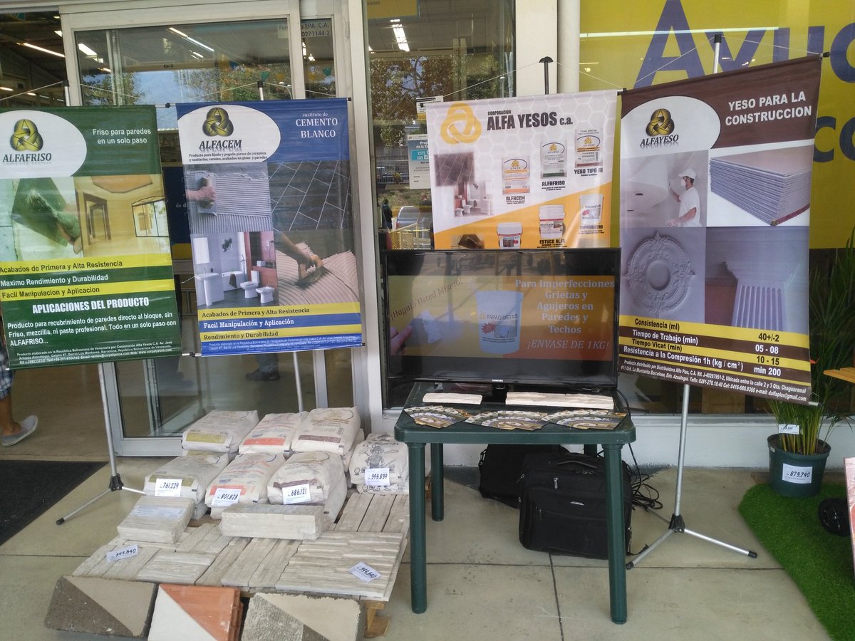 FERTIVENCA's tweet photo. @AlfaYesos presente en la campaña promocional de @FerreteriaEPAVE https://t.co/f7UhWKMjPU
