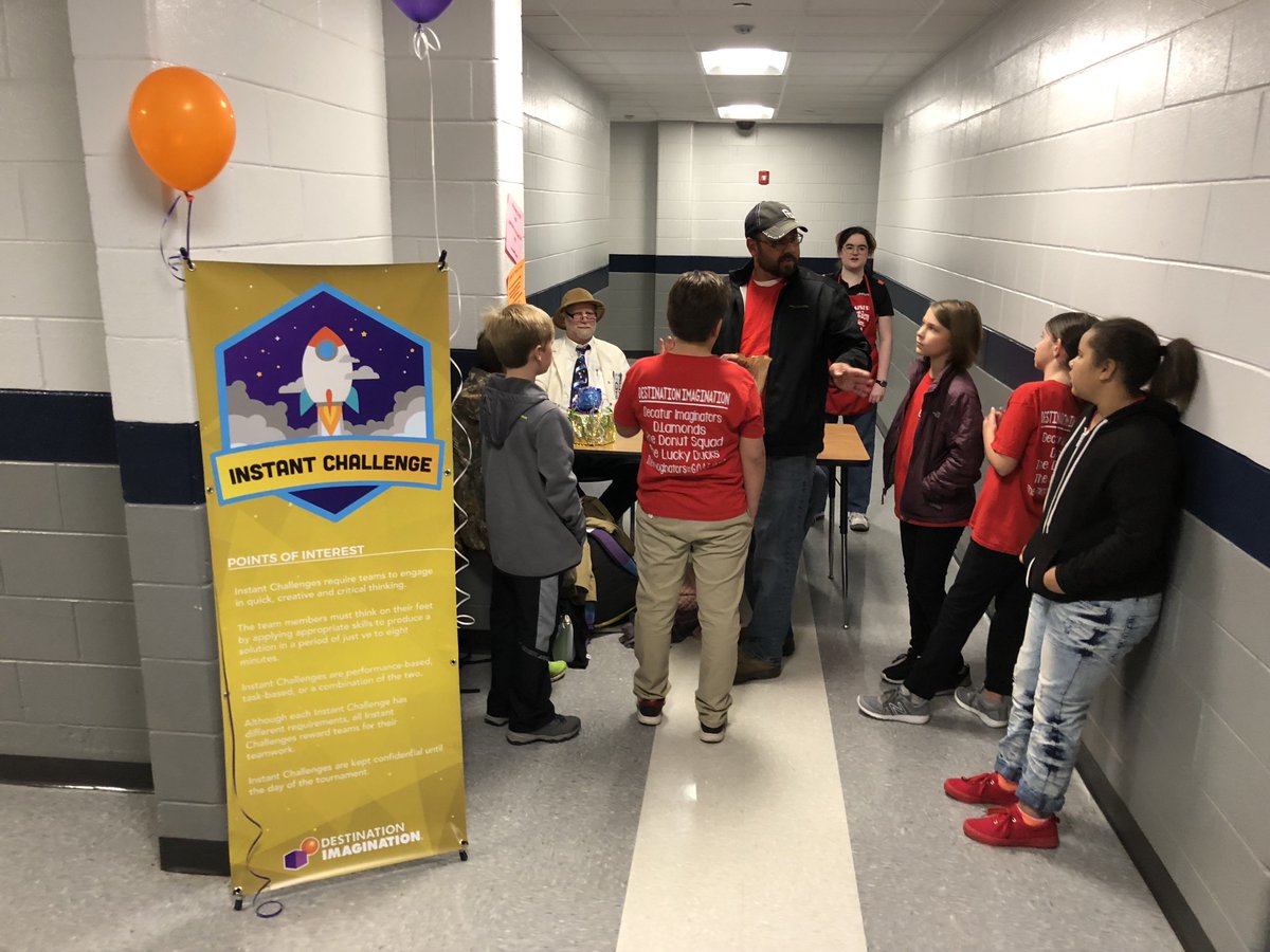 dialabama's tweet image. Every team gets to visit Instant Challenge today where they'll show off on-their-feet creative skills.

You'll be GREAT teams!