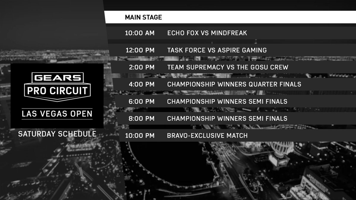 GearsEsports's tweet image. Wondering what the schedule for today is? We got you! Check below for all the matches on Main stage and Feature stations and set your reminders ⏰