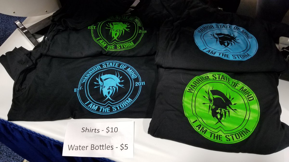 WarriorStateOCR's tweet photo. Stop down to @fitcon today and say hello to us! Shirts are only $10 and water bottles $5! We are here until 6 PM. https://t.co/tSdlWYQQIv