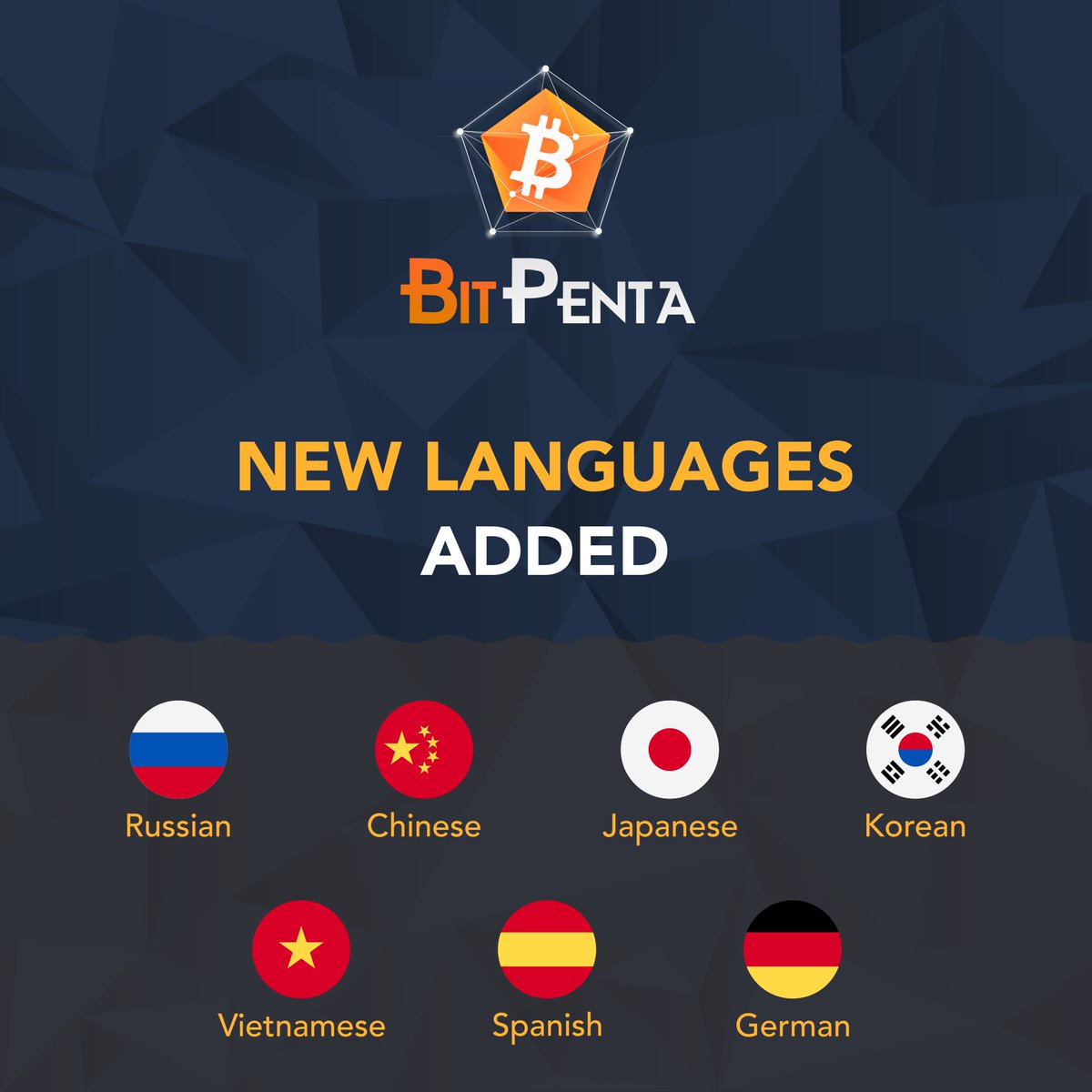New Languages Added
bitpenta.com