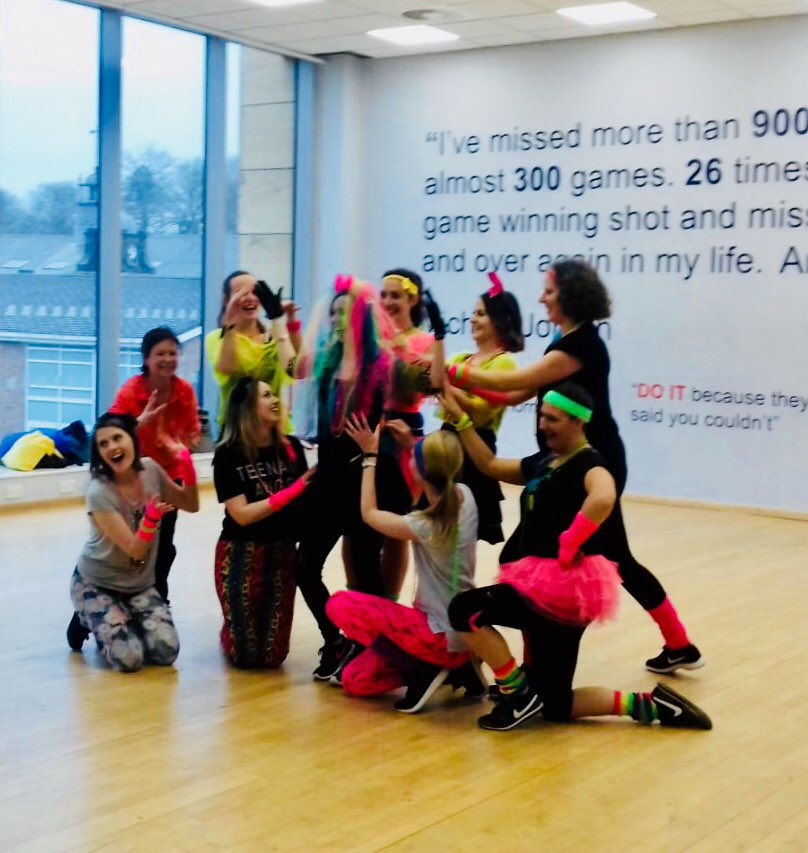 JenCheerco's tweet photo. @CheerleadingCo @SuziTcc Such a fun-filled afternoon with Anna’s #80shen with a #Madonna twist in #Durham today! 👯‍♀️ #80s #hendo #materialgirls #strikeapose https://t.co/2SRM6e0BRj