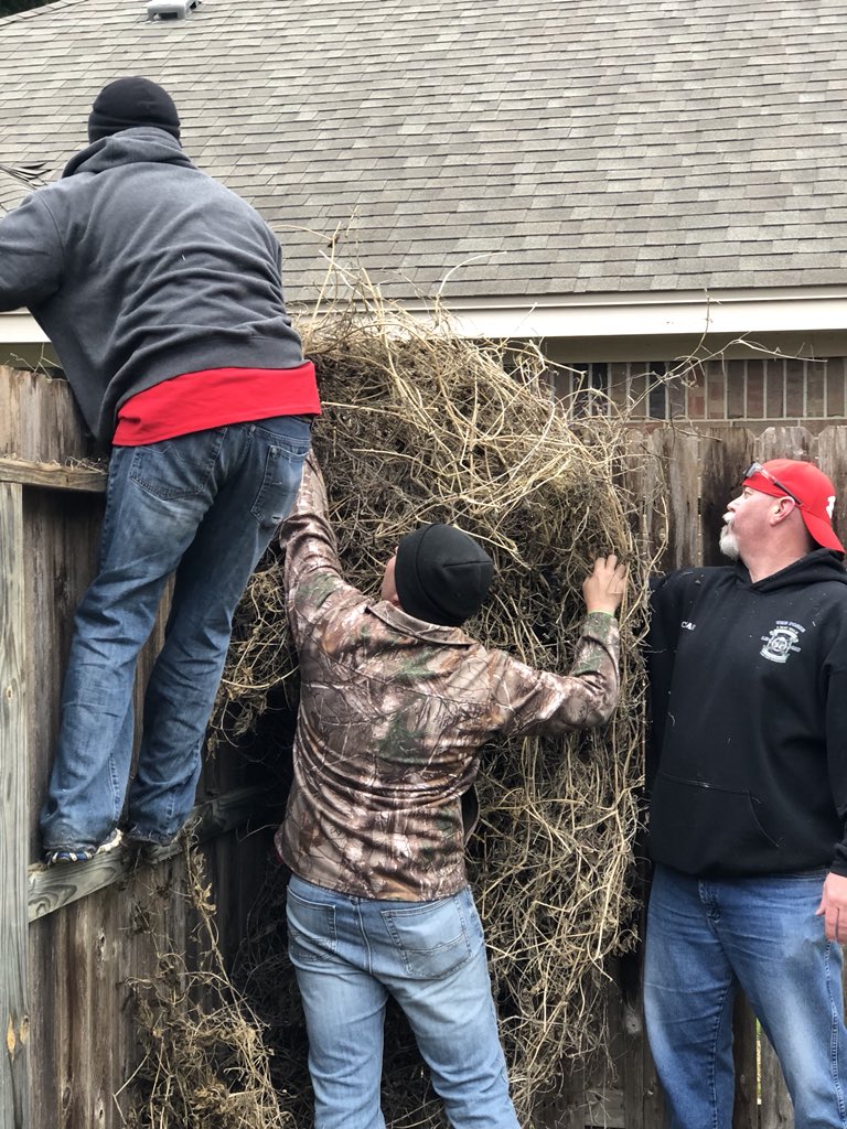 BeltonPolice's tweet photo. The cold weather was no match for #TeamBPD! We had an incredible time partnering with the Belton Youth Advisory Commission and members of our community for our annual One Community One Day Volunteer Project! https://t.co/f4ycdZ7XL0
