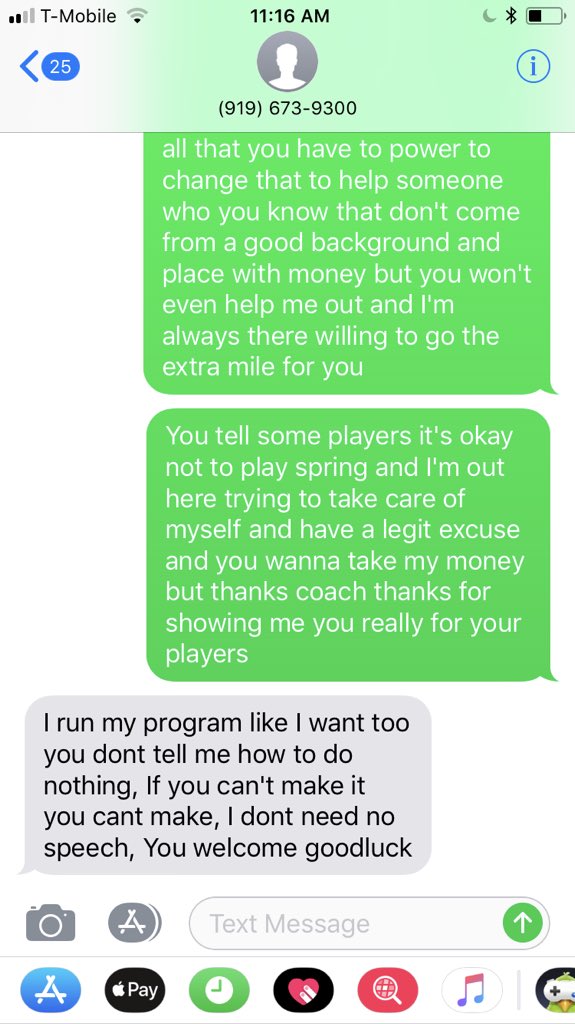 _sleezeo's tweet photo. Just a student athlete📚🏈 that’s trying to stay on top of everything &amp; take care of myself. Not out here asking for handouts &amp; always willing to do whatever I gotta do to better my situation. But this just something I can’t to for 😐🙅🏾‍♂️ @NCAA @SAUFalcons @Official_SAU @ https://t.co/mF1UeOEztb