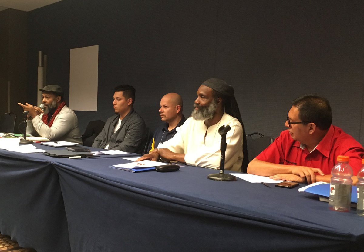 domesticleft's tweet image. Kali Akuno of @CooperationJXN emphasizes the importance of protagonism at #labornotes workshop on worker cooperatives