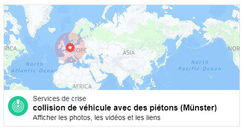 Facebook crisis response in French