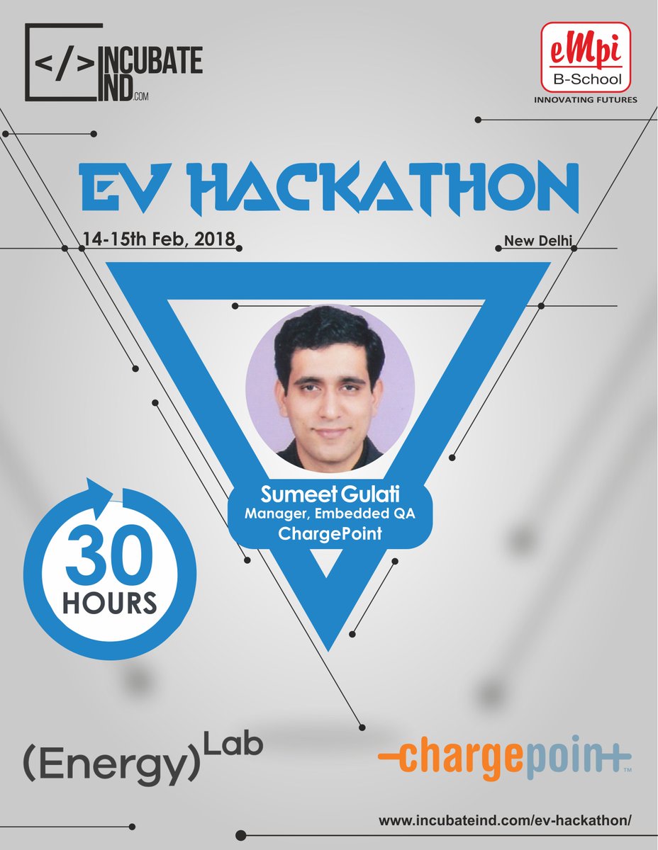 IncubateIND's tweet photo. Meet the mentors
The aim is “to discover insights and develop new solutions for electric vehicle charging."
#EvHackathon #IncubateIND #Mentors https://t.co/xLF4CAUcKx