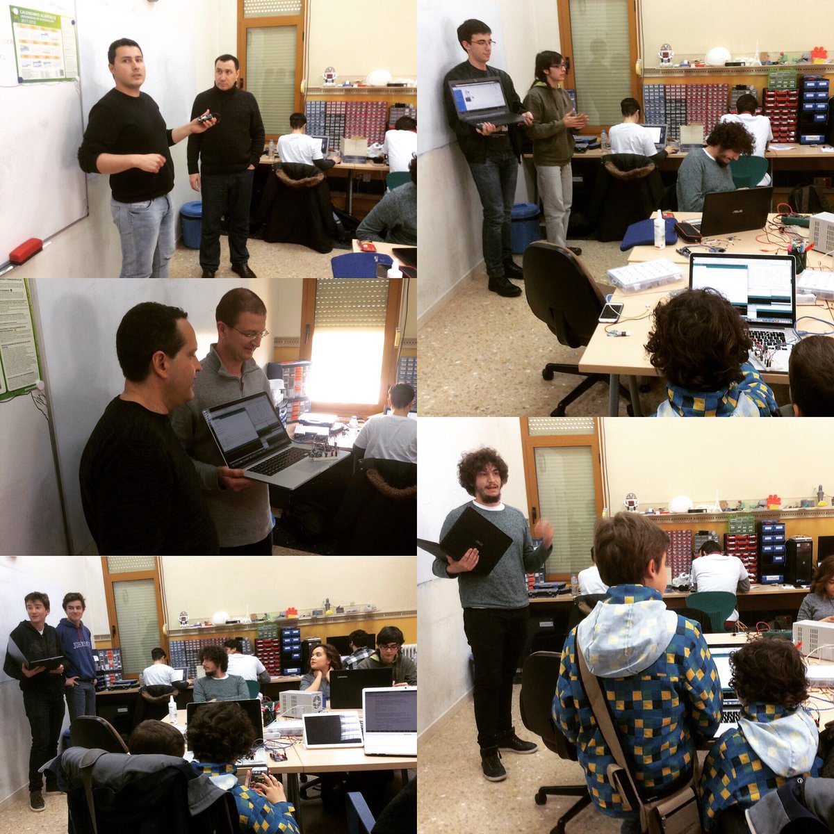 smartopenlab's tweet photo. A punto de conocerse los ganadores del #ArduChallenge y de las #Ardupildoras ahora a las 19h en el salón de actos de la @EPCC_Unex @EstudiantesEPCC #ArduinoDay2018 https://t.co/C9wo1tcuqi