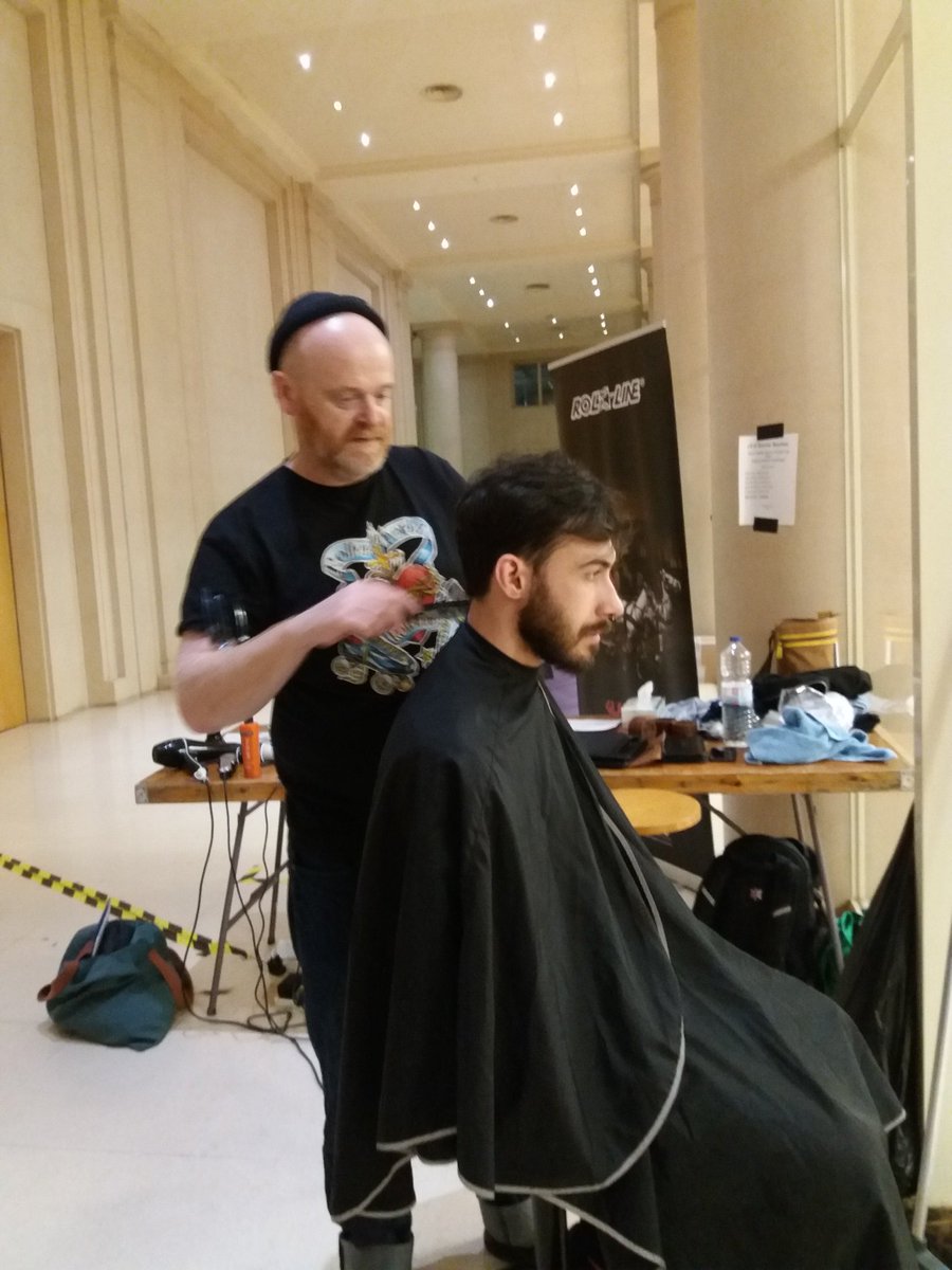 Our very own Redbaron has set up his world cup barber shop at the #mrdwc18