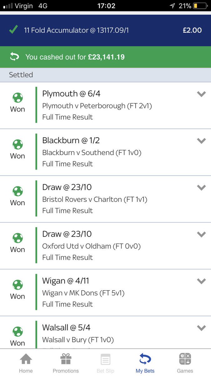 SkyBet's tweet photo. 👊 Call off the search for bet of the day.

👏 @owenjackooo wins it with this belter.

👇 He cashed out in the 90+2 minute when #Pompey equalised. https://t.co/5qdmctXXBM