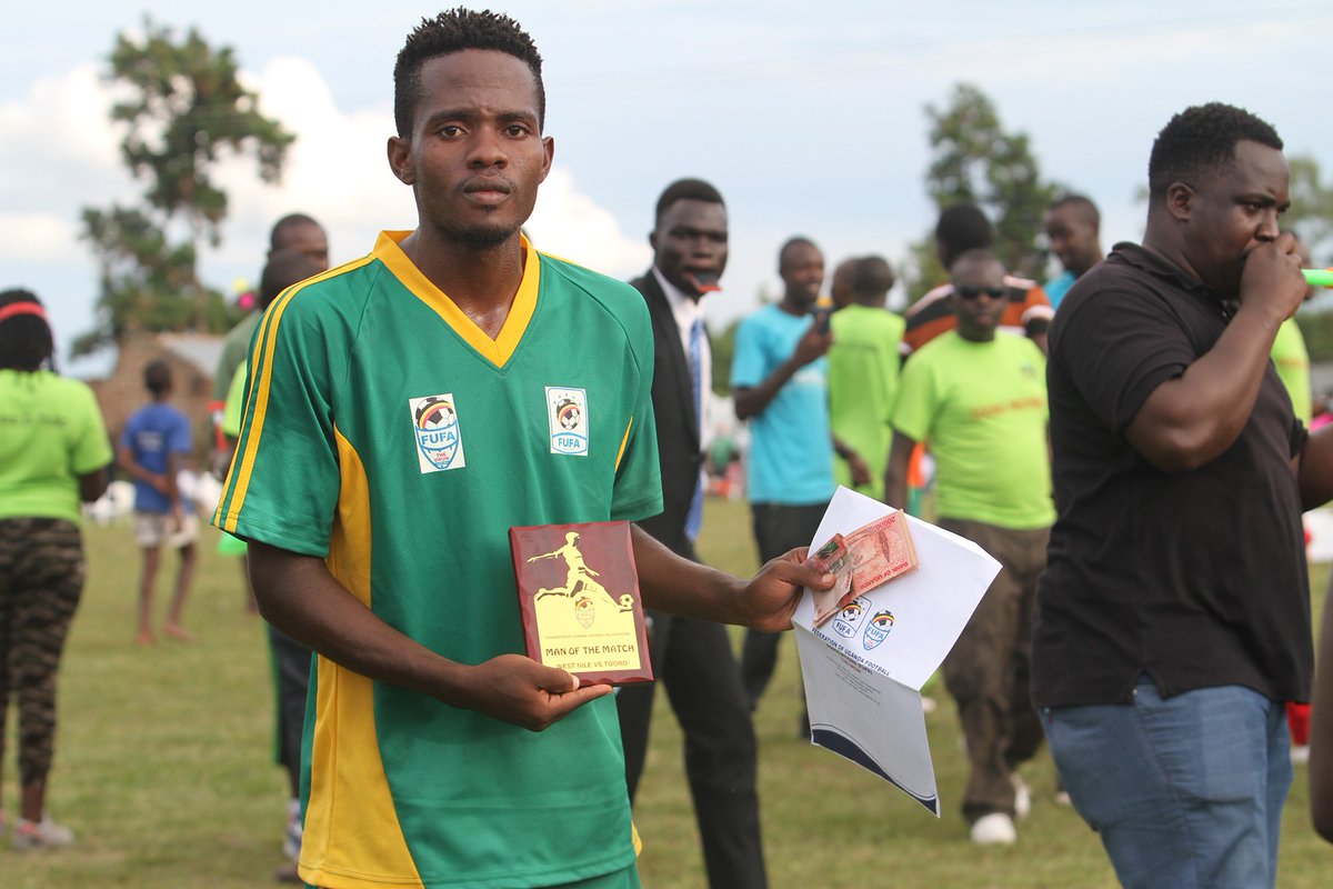 We picked a point in Arua . Thank you to #TeamTooro . Very humbled to be Voted Man of the Match  . FT #WestNile 0-0 #Tooro #TheFUFADrum
📷 @AminahBabirye