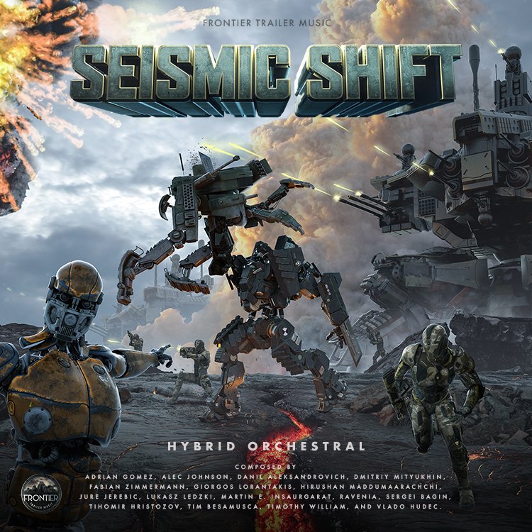 RaveniaOfficial's tweet photo. We're happy to be a part of Frontier Trailer Music's first album "Seismic Shift" with our hybrid orchestral track "Rit Zien" alongside other awesome composers! 😀 https://t.co/HRM9kzYPLd