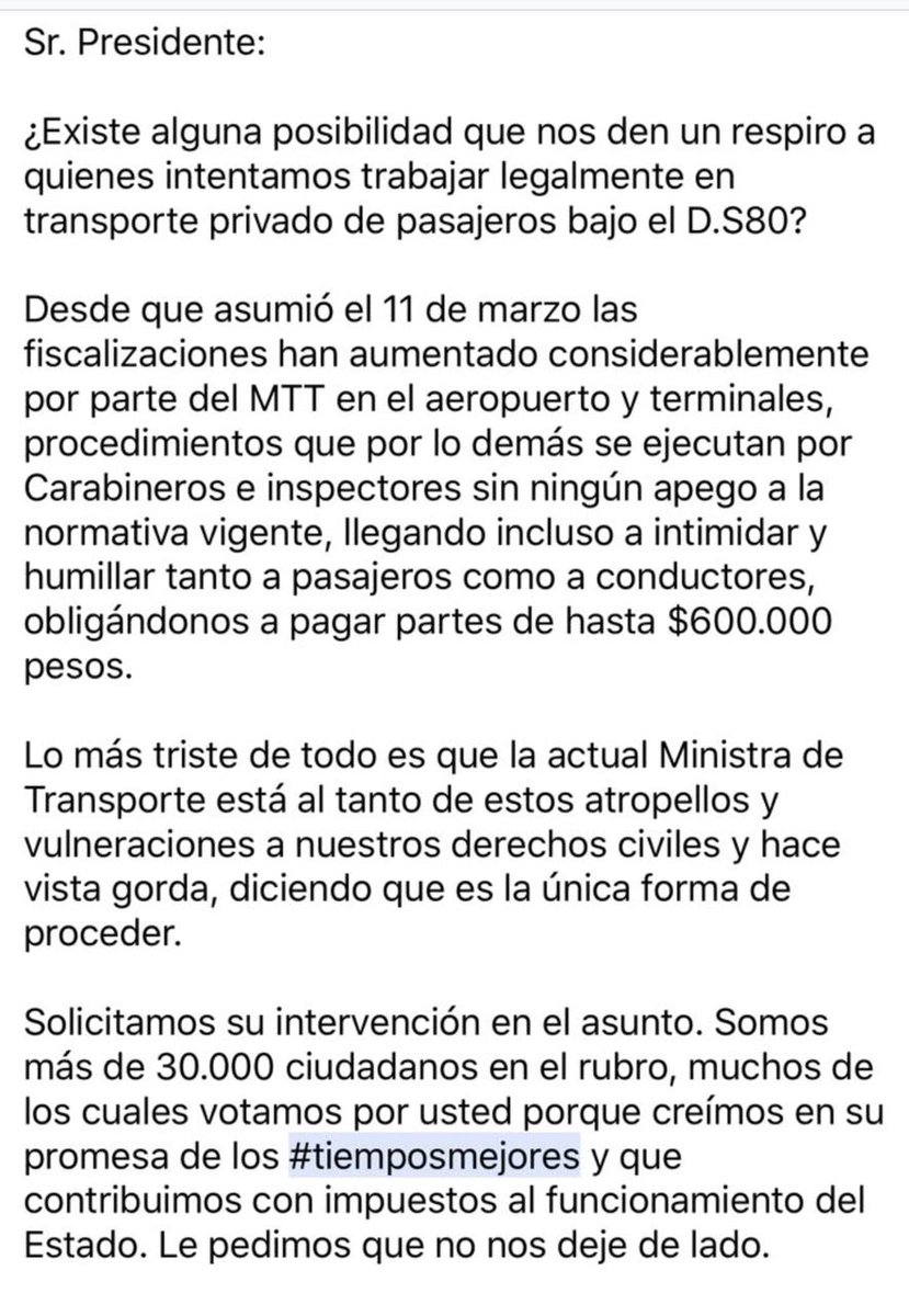 AdecopChile's tweet photo. @sebastianpinera @GloriaHutt @Fisca_MTT @Carabdechile @canal13 @Mega @chilevision @TVN @biobio @NuevoPudahuel @IMPudahuel @segegob @Emol @latercera @ADNRadioCL @GiorgioJackson #tiemposmejores https://t.co/BWkKUhXu94