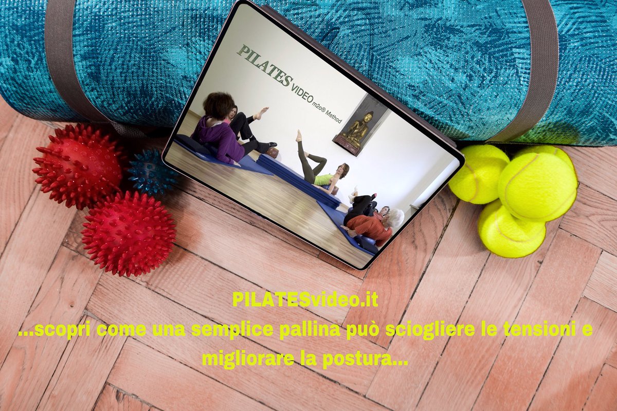pilates_video's tweet photo. Una pallina da tennis posizionata e usata correttamente può eliminare tensioni fasciali e muscolari, migliorando stati dolorosi e cattive posture. Così una pallina diventa un semplice mezzo per dedicare al proprio corpo un salutare automassaggio! Prova https://t.co/yJJhwFbcfm https://t.co/EZobuRd77W