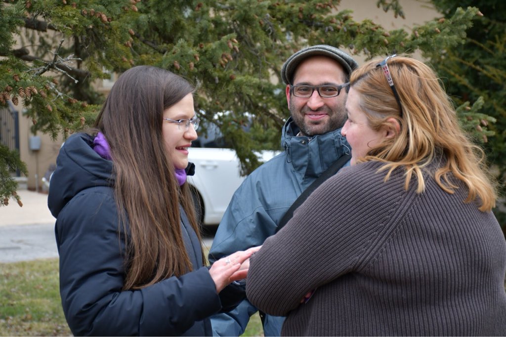chipadovani's tweet photo. We had a fun morning in the #PelmoPark neighbourhood! We talked about flooding concerns and the need for community benefits in #Weston. I got to catch up with my former teacher, too! #PutWard11OnTheMap https://t.co/z7JTt8LgWa