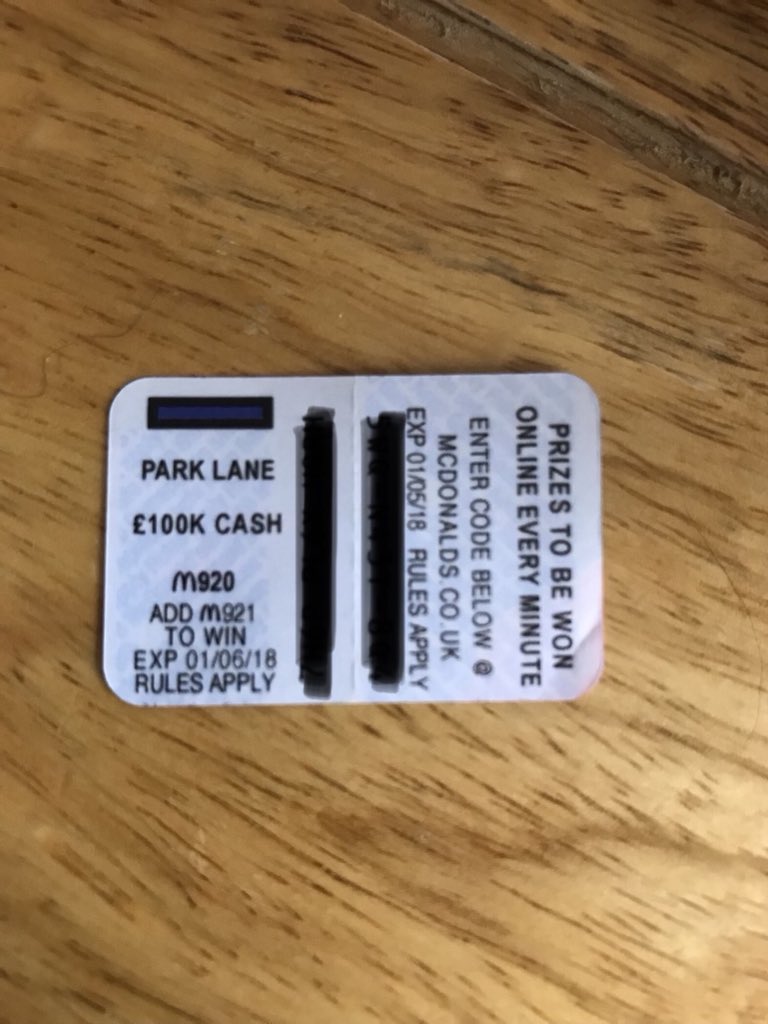 Have a McDonalds £100k Park Lane ticket. Will split 70/30 with a Mayfair holder - £70k to the Mayfair holder.