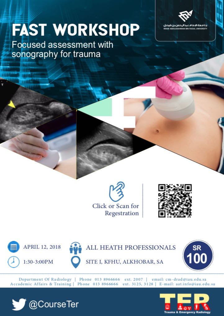 SRC_UOD's tweet photo. In collaboration with the Radiology department we are glad to introduce to you (Trauma and Emergency Radiology workshops), we would like to announce 3 amazing workshops! 😍✨
1.Stroke Imaging
2. Ultrasound
3. FAST workshop

For regeneration
@CourseTer https://t.co/p0j6rtHSGL