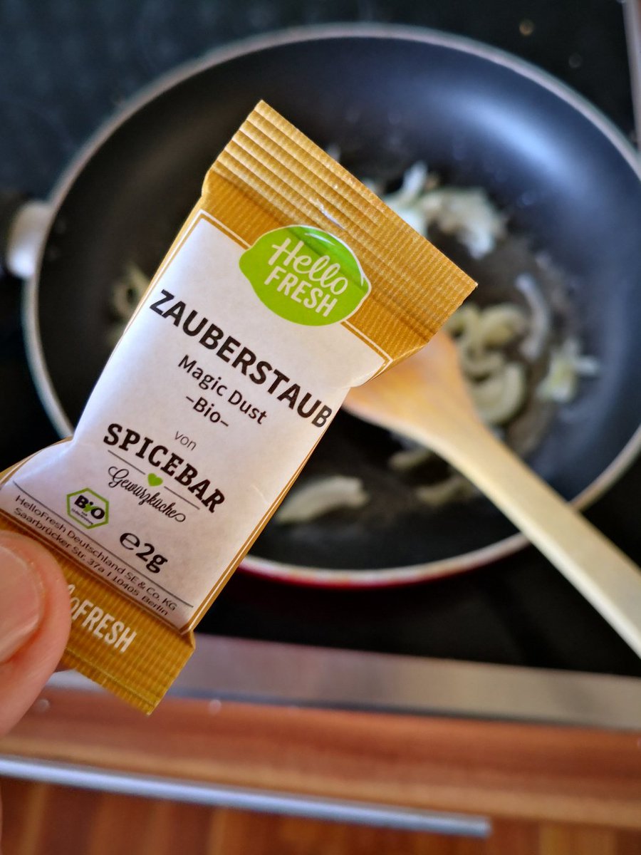 Pixelaffe's tweet image. Kleine Info: #magicdust ist für das Gemüse // cc @HRehburg @HelloFreshDE