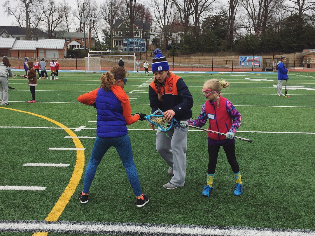 YHSLaxGirls's tweet photo. YHS Youth Clinic this AM! These girls are rockstars! #YHSLAX https://t.co/lTfTCn9vHJ