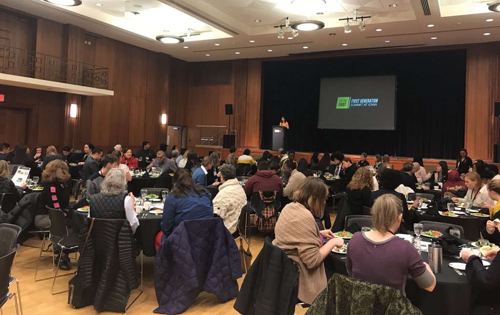 uiowausg's tweet image. Lunch with guest speaker Dr. Adele Lozano! #ImtheFirst