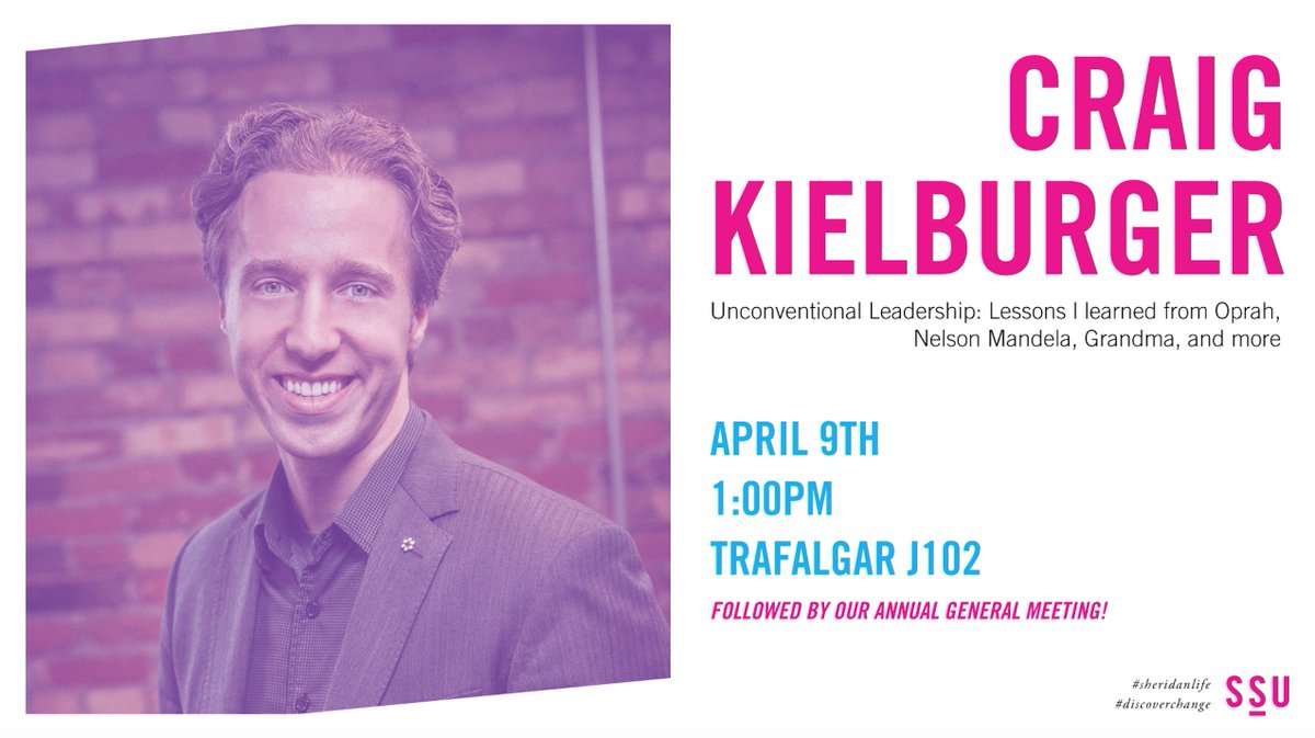 the_ssu's tweet photo. Craig Kielburger, the co-founder of the WE Organizations, will be the keynote speaker for our AGM on Apr 9! 🙌 We're so excited for you to listen to him while he discusses the importance of leadership &amp; creating meaningful change ➡️ https://t.co/lLMyDmiweA #DiscoverChange https://t.co/GpwiXGFwhk