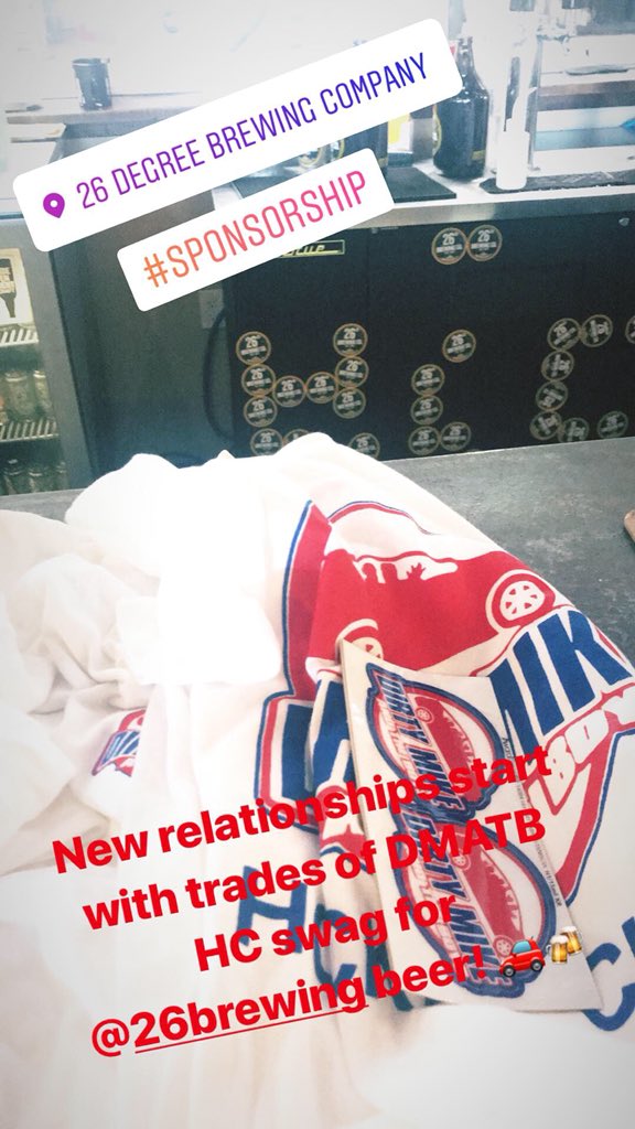 DMATBHockeyClub's tweet photo. Thank you @26Brewing for the start of a beautiful new relationship with DMATB HC! The rockets are never disappointed and neither will you 👍🏼🌴☀️🍺🍻🚗 #beerleague #beerleaguehockey #CaptainRon #IPA1A https://t.co/AinhRDmvC0