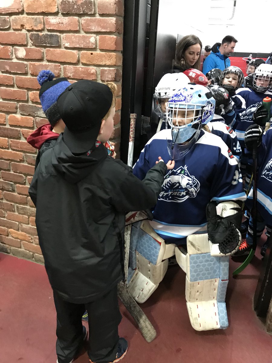 JNTCMORRISON's tweet photo. @East_Coast_Ice  2010 NBICE players cheering on their good friends from the 2010 Attack in Shediac at the #kickoffcup @AndrewsHockey1 https://t.co/gkaXL00vYP