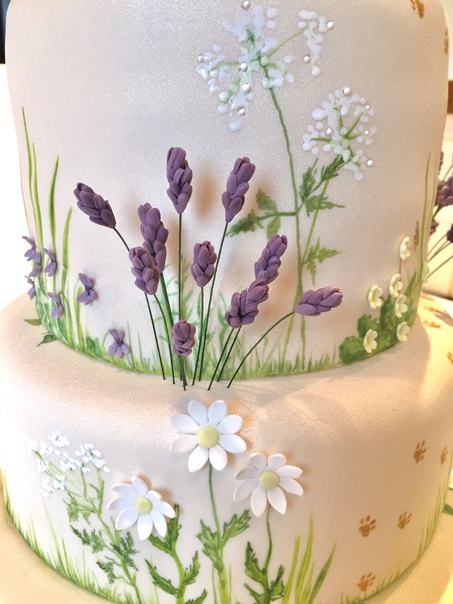 shapecake's tweet photo. Congrats to Sam &amp; Chris on their big day! Wellies &amp; walks with the dogs...with love from shapecake 💚 #countrysidecake #weddingcake #cakecardiff https://t.co/UmYzD9NfcP