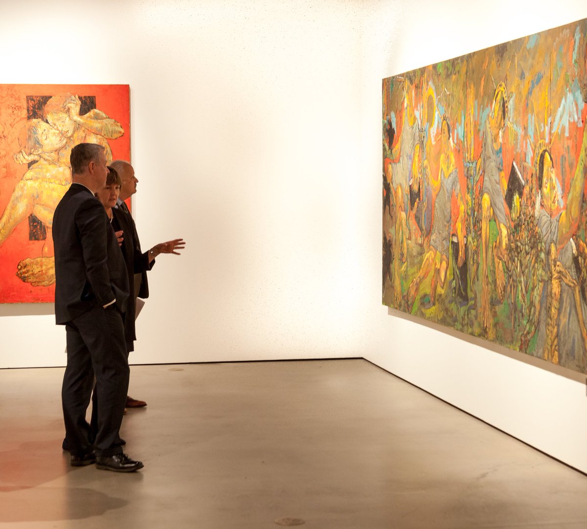 RAFFMAcsusb's tweet photo. Join us Thursday April 19 for a collaboration between visual artist Mark Strickland and musician Misha Segal featuring live painting and musical performances. #RAFFMA #CSUSB #CSUSBart #CSUSBmusic #CSUSBmuseum #MishaSegal #MarkStrickland #Livemusic #contemporaryart https://t.co/PV1f8GLcja